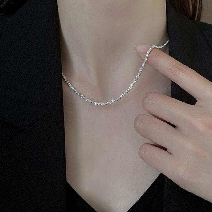 ネックレス ブレスレット アンクレット レディース メンズ 男女兼用 おしゃれ シンプル キラキラ チェーン ペアアクセサリー | Joy Harmony | 01