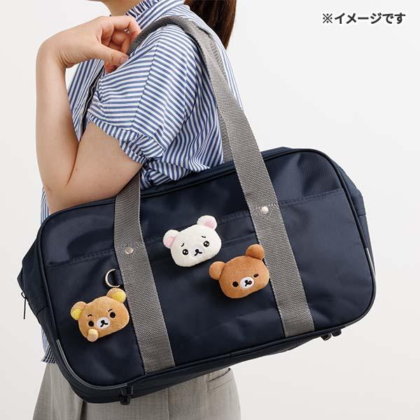 リラックマ ぬいぐるみバッジ ハート えもじーずぬいぐるみ : ジョイン