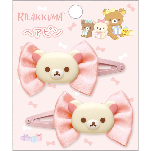 リラックマ ヘアピン 2個セット コリラックマ ピンクリボン : ジョイン