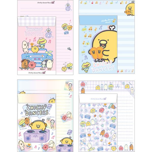 San-X（サンエックス） チキップダンサーズ レターセット レッツチ