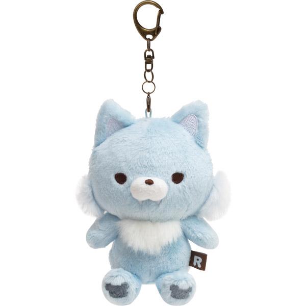 リラックマ おでかけぬいぐるみキーホルダー アオイコオオカミ チャイ