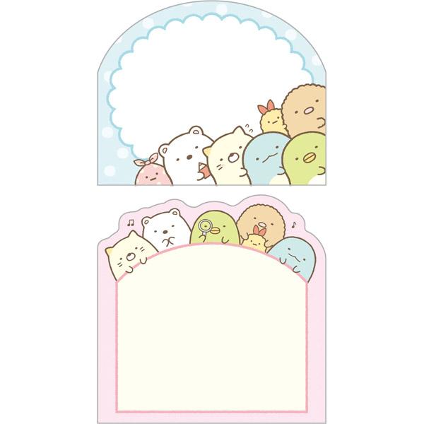 すみっコぐらし ふきだし付箋メモ 付箋マーケット : ジョイン文房具店