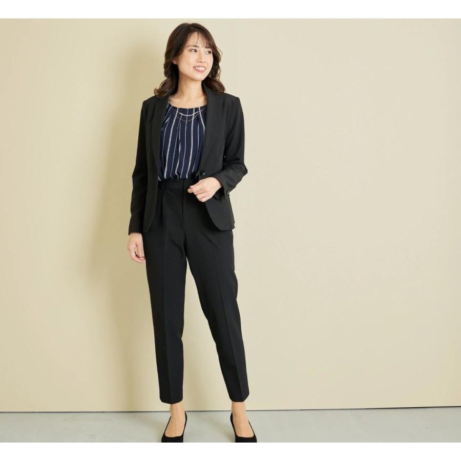 ランダム ストライプ ブラウス レディース スーツ インナー トップス 大きいサイズ フォーマル ジョーゼット 七分袖 きれいめ オフィス 入学式 1106 Joyjoymarket 通販 Yahoo ショッピング