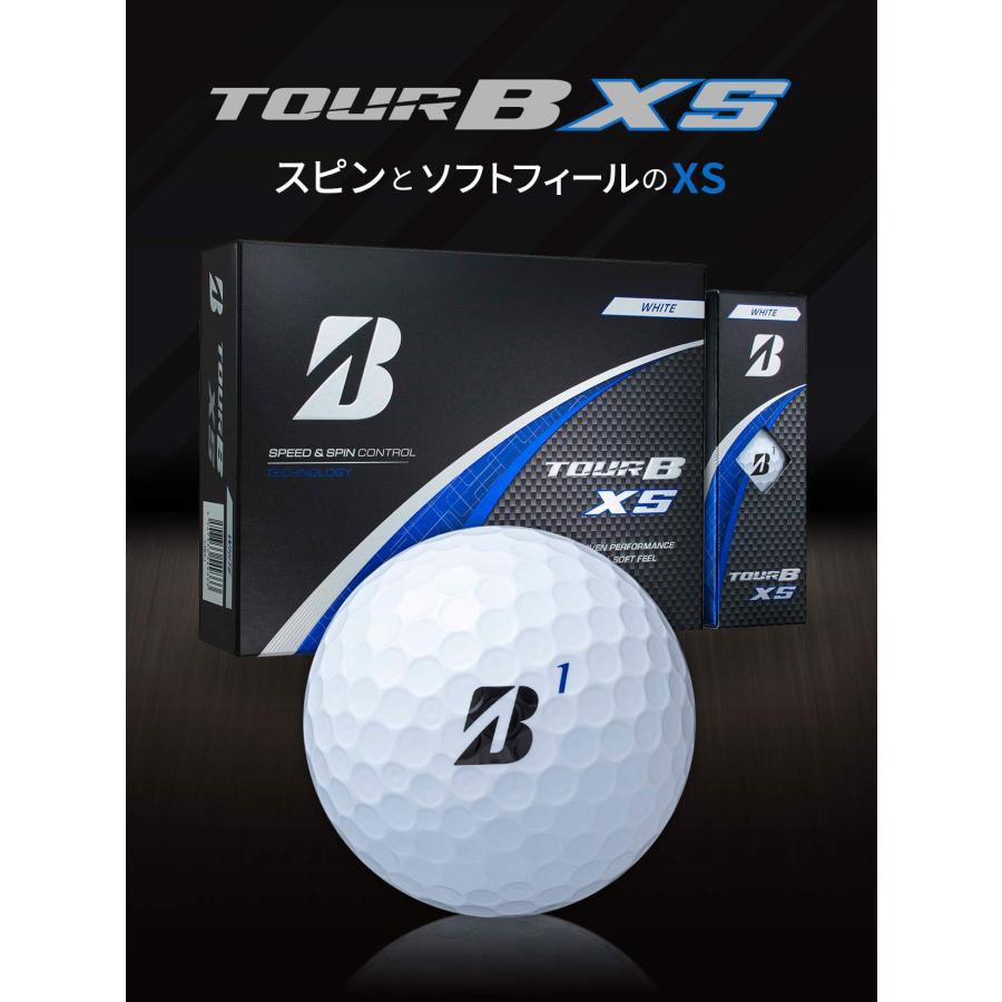 ★新品★ブリヂストン★NEW★2024 TOUR B XS ゴルフボール★ホワイト★２ダース★日本正規品★｜joylandgolfshop｜06