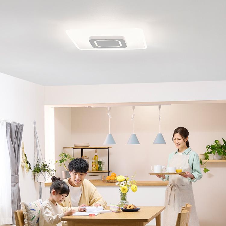 シーリングライト led 12畳 led照明器具 天井 照明器具 おしゃれ リビング アイリスオーヤマ 調光調色 四角 パネルライト 導光板 CEA-A12DLPS * | IRIS OHYAMA | 15