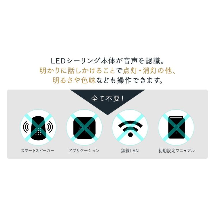 シーリングライト LED 8畳 おしゃれ 照明 調光調色 音声操作 パネルライトスクエア CEK-A08DLPSV アイリスオーヤマ 一人暮らし 新生活[B] * | IRIS OHYAMA | 04