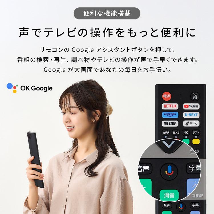 テレビ 液晶テレビ 32v 型 tv スマートテレビ GoogleTV 音声検索 HD ハイビジョン Wチューナー 32 アイリスオーヤマ LT-32WGX-F1 * | IRIS OHYAMA | 09