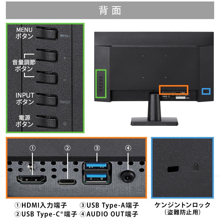 IRIS OHYAMA（アイリスオーヤマ） モニター 23.8インチ pcモニター