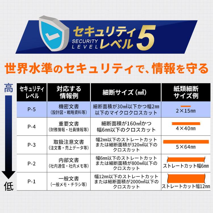 シュレッダー 電動 マイクロクロスカット オフィスシュレッダー OF15M  アイリスオーヤマ | IRIS OHYAMA | 04