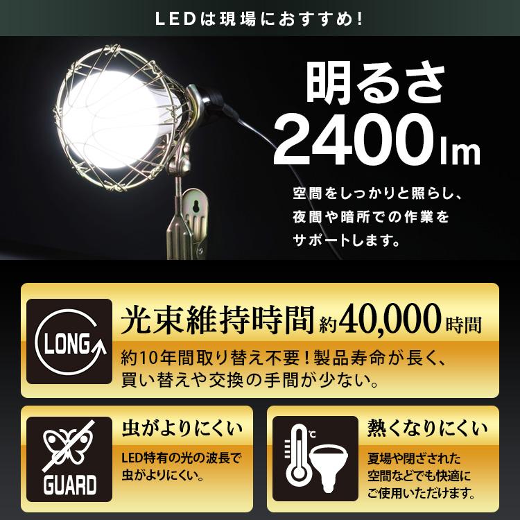 IRIS OHYAMA（アイリスオーヤマ） クリップライト led 作業灯 2400lm