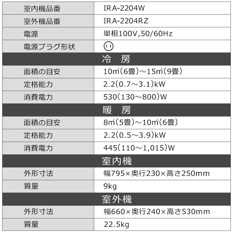 IRIS OHYAMA（アイリスオーヤマ） エアコン 6畳 工事費込 工事費込み