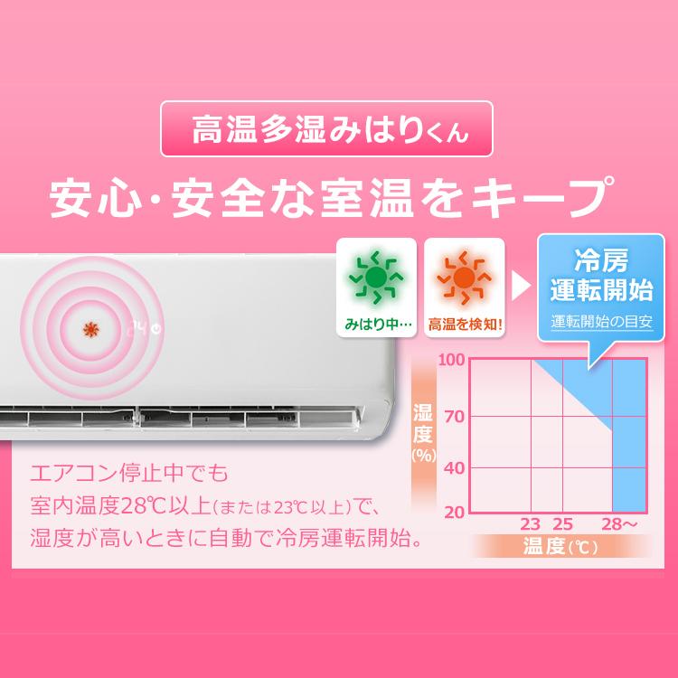 IRIS OHYAMA（アイリスオーヤマ） (時間指定可能) エアコン 6畳 工事費