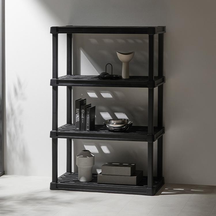 棚 ラック 5段 プラスチックラック 軽量 スリム オープンラック フリーラック 押し入れ シューズラック ガーデニング 収納 アイリスオーヤマ PLR-9145 * | IRIS OHYAMA | 11