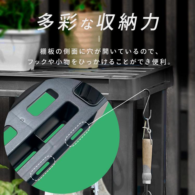 棚 ラック 5段 プラスチックラック 軽量 スリム オープンラック フリーラック 押し入れ シューズラック ガーデニング 収納 アイリスオーヤマ PLR-9145 * | IRIS OHYAMA | 02