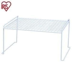 (在庫処分)収納用品 ラック スタッキングワイヤーシェルフ WSS-104 ホワイト アイリスオーヤマ | IRIS OHYAMA