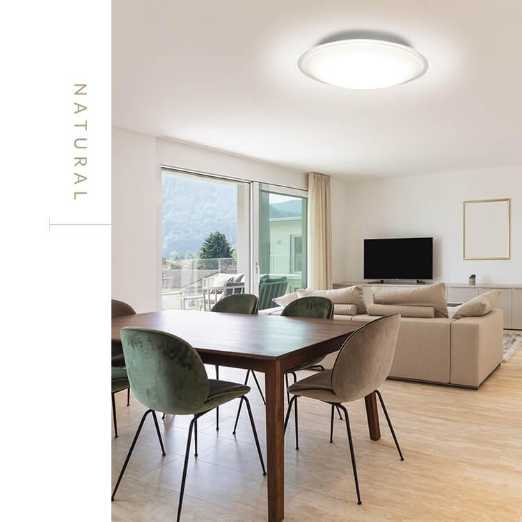 シーリングライト・天井照明 hirahira シーリングライト 天井照明 5灯 スポットライト ブラウン 乳白