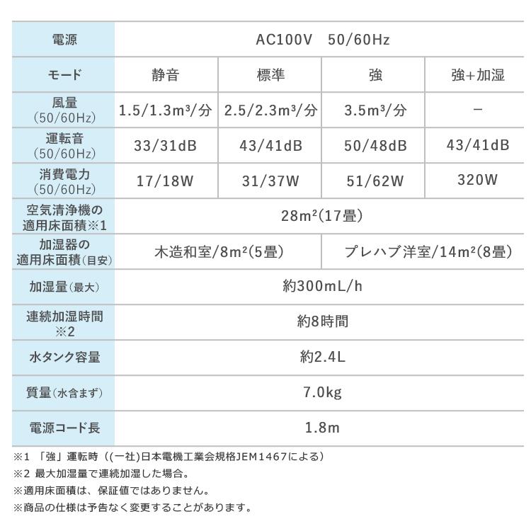 ＼花粉症対策／空気清浄機 加湿 花粉 ウイルス対策 17畳 AAP-KH35A-W ホワイト 加湿空気清浄機 加湿器 空気清浄機 加湿機 空気清浄器 | IRIS OHYAMA | 17