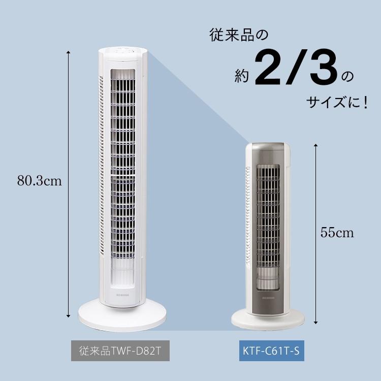 IRIS OHYAMA スリムタワー扇風機 IRIS OHYAMA（アイリスオーヤマ） 扇風機 タワーファン ミニ 小型