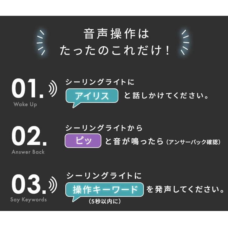 シーリングライト LED 12畳 照明 おしゃれ 音声操作 調光 調色 LEDシーリングライト 天井  スピーカー アイリスオーヤマ CL12DL-6.1V | IRIS OHYAMA | 07
