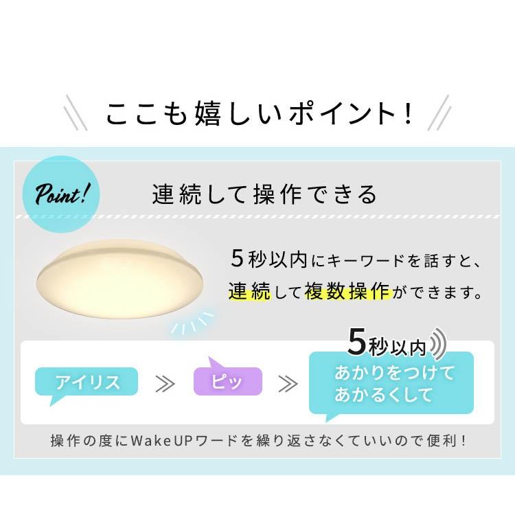 シーリングライト LED 12畳 照明 おしゃれ 音声操作 調光 調色 LEDシーリングライト 天井  スピーカー アイリスオーヤマ CL12DL-6.1V | IRIS OHYAMA | 09