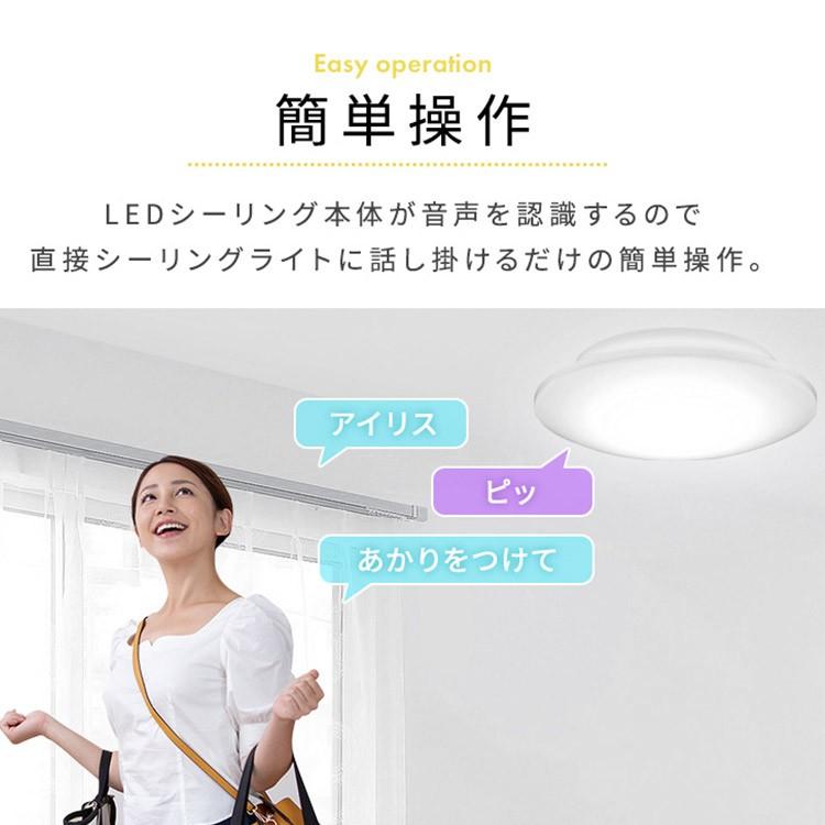 シーリングライト LED 12畳 照明 おしゃれ 音声操作 調光 LEDシーリングライト 天井  スピーカー アイリスオーヤマ CL12D-5.11V | IRIS OHYAMA | 02