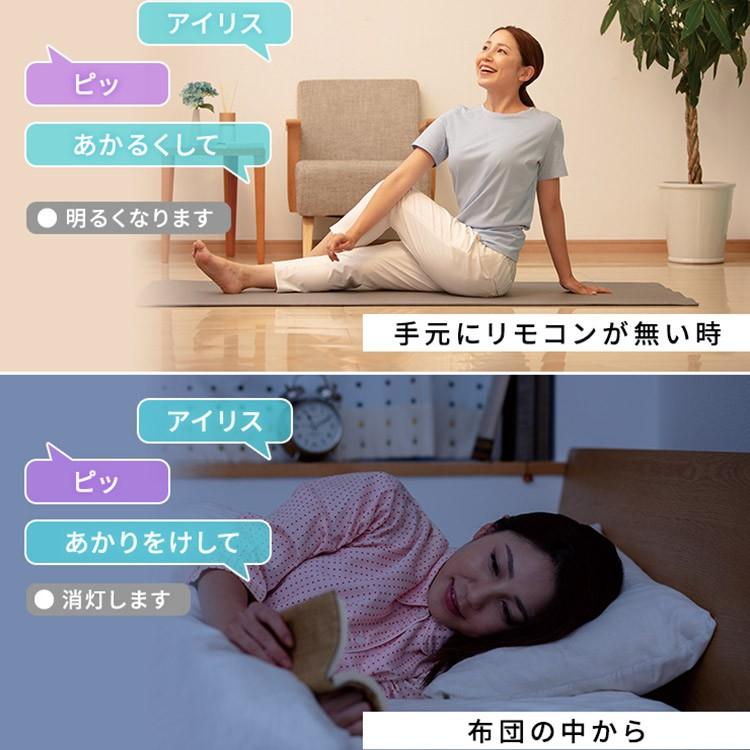 シーリングライト LED 12畳 照明 おしゃれ 音声操作 調光 LEDシーリングライト 天井  スピーカー アイリスオーヤマ CL12D-5.11V | IRIS OHYAMA | 03