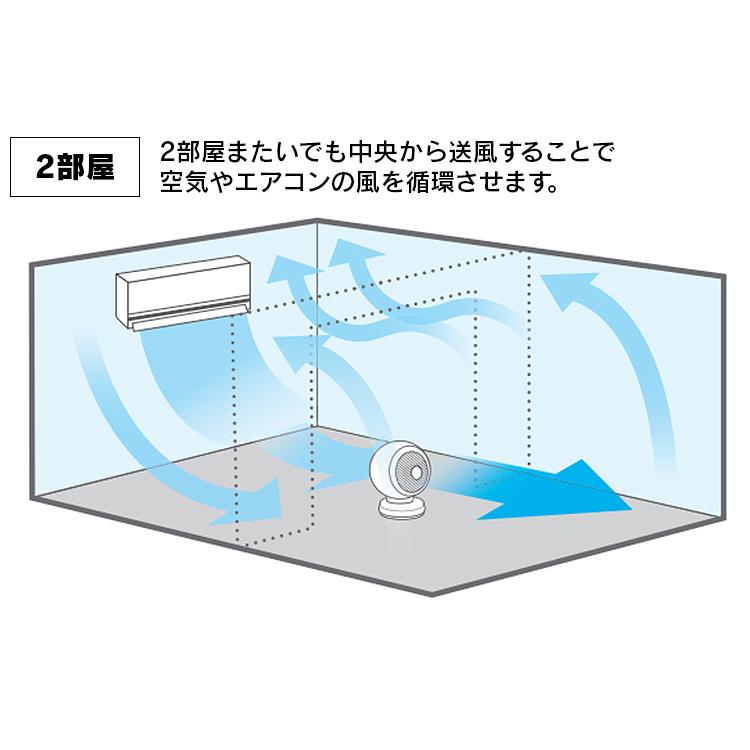 サーキュレーター 静音 首振り 8畳 3D送風 扇風機 冷房 部屋干し 梅雨対策 エアコン 衣類乾燥 アイリスオーヤマ PCF-CT152 PCF-C15T * | IRIS OHYAMA | 12