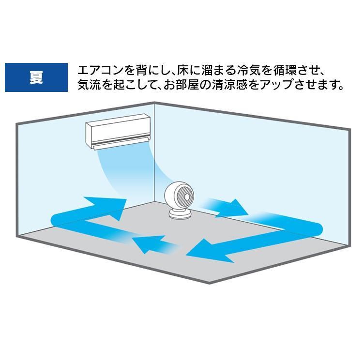 サーキュレーター アイリスオーヤマ おしゃれ 扇風機 上下左右首振り 小型 コンパクト PCF-CT152 PCF-C15T アイリスオーヤマ 節電 省エネ 節電対策｜joylight｜16