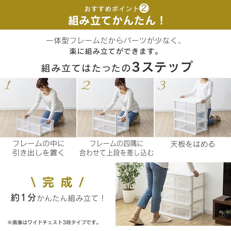 IRIS OHYAMA（アイリスオーヤマ） チェスト 収納 収納ケース 引き出し