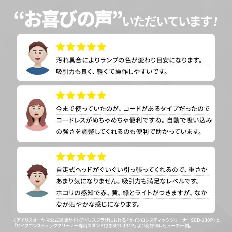 掃除機 コードレス サイクロン 吸引力 アイリスオーヤマ 充電式 アイリスオーヤマ スティッククリーナー ハンディークリーナー パワーヘッド SCD-130P | IRIS OHYAMA | 01