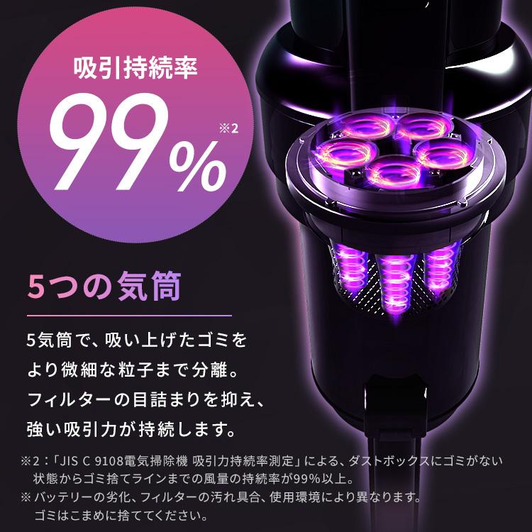 掃除機 コードレス サイクロン 吸引力 アイリスオーヤマ 充電式 アイリスオーヤマ スティッククリーナー ハンディークリーナー パワーヘッド SCD-130P | IRIS OHYAMA | 03