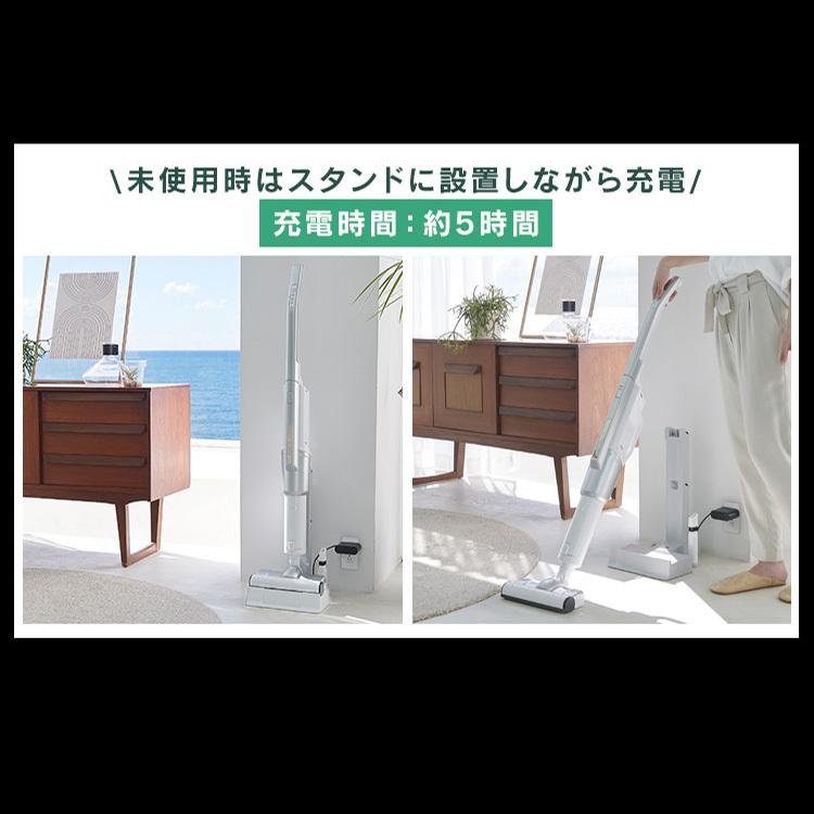 掃除機 コードレス 紙パック式 紙パック 吸引力 ごみ捨て簡単 アイリスオーヤマ 新生活 一人暮らし クリーナー スティッククリーナー i10 SBD-92P-S | IRIS OHYAMA | 10