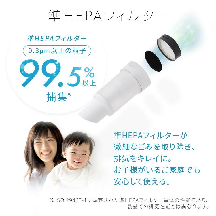 掃除機 コードレス 充電式サイクロンスティッククリーナー コンパクト 軽量 小型 おすすめ ハンディ アイリスオーヤマ ホワイト グリーン グレージュ SCD-220 | IRIS OHYAMA | 15