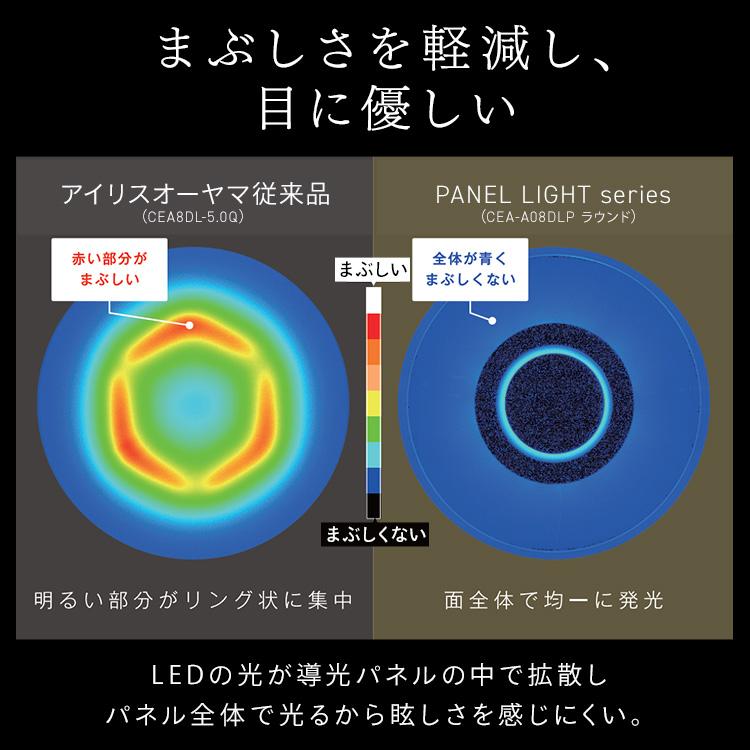シーリングライト led 8畳 led照明器具 天井 照明器具 おしゃれ 照明 リモコン 和室 アイリスオーヤマ 調光調色 パネルライト CEA-A08DLPW * | IRIS OHYAMA | 06