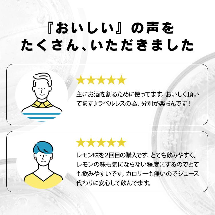 炭酸水 500ml 48本 強炭酸 スパークリングウォーター ラベルレス ミネラルウォーター 国産 天然水 アイリスオーヤマ 送料無料｜joylight｜06