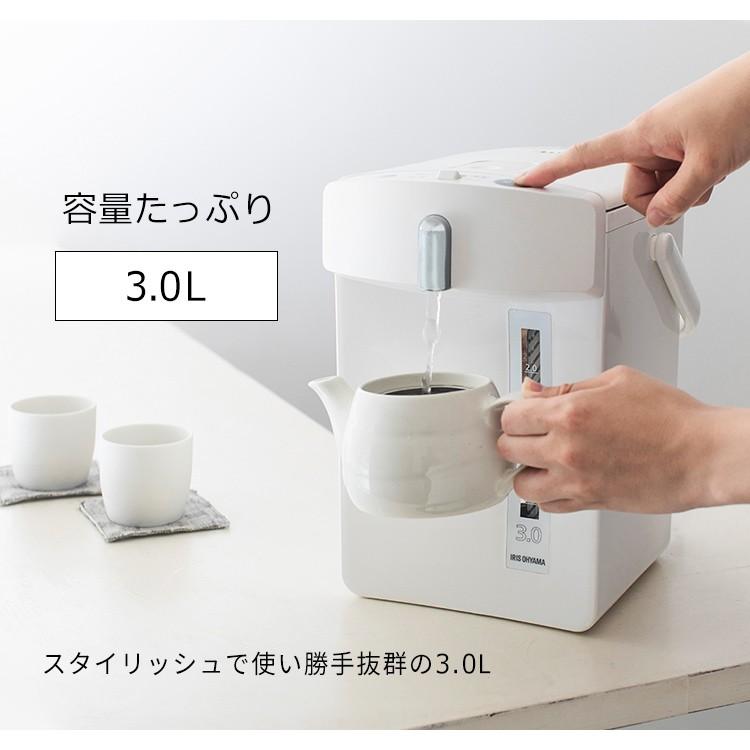電気ポット おしゃれ 3リットル 保温 アイリスオーヤマ ジャーポット おしゃれ かわいい 3 0l ホワイト Imhd 030 W Joyライト 通販 Yahoo ショッピング