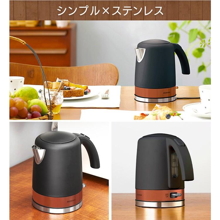電気ケトル ブラック BLIKE-D1000-B アイリスオーヤマ | IRIS OHYAMA | 01