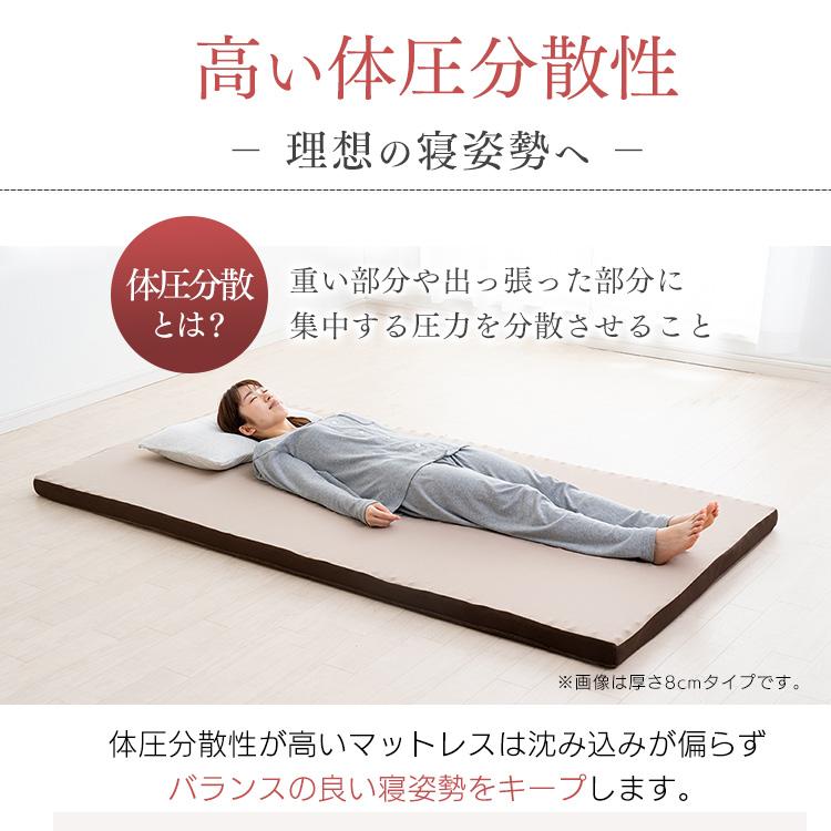 マットレス ダブル 高反発 寝具 マット 敷きマット 布団 睡眠 就寝 アイリスオーヤマ 高反発マットレス MAKK4-D 母の日 | IRIS OHYAMA | 06