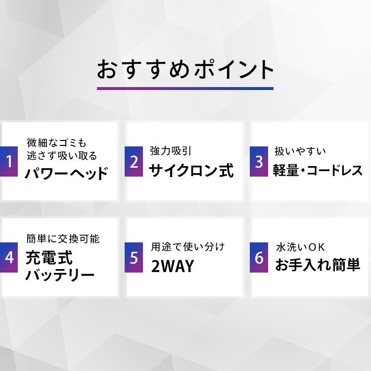 掃除機 コードレス サイクロン 吸引力 吸引 アイリスオーヤマ 充電式 クリーナー 掃除 サイクロンスティッククリーナーパワーヘッド SCD-N2P-B | IRIS OHYAMA | 01