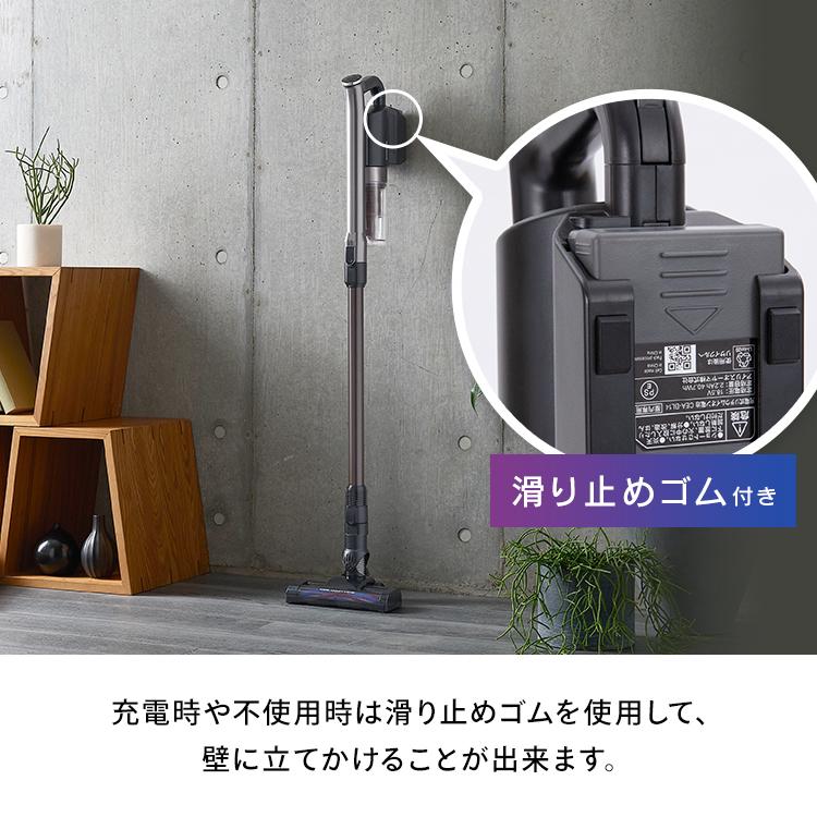 掃除機 コードレス サイクロン 吸引力 吸引 アイリスオーヤマ 充電式 クリーナー 掃除 サイクロンスティッククリーナーパワーヘッド SCD-N2P-B | IRIS OHYAMA | 13
