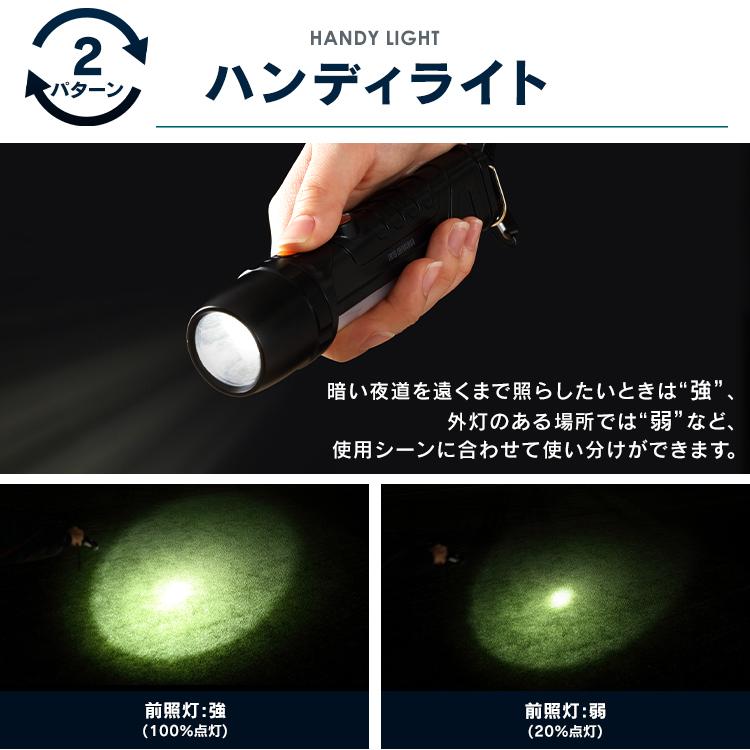 LEDライト 懐中電灯 ハンドライト 防水 防災 アウトドア 電池式 LEDハンディライト LKD-350L グレー アイリスオーヤマ | IRIS OHYAMA | 05