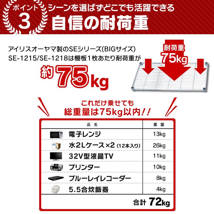 メタルラック SE-915E キャスター付 アイリスオーヤマ | IRIS OHYAMA | 10