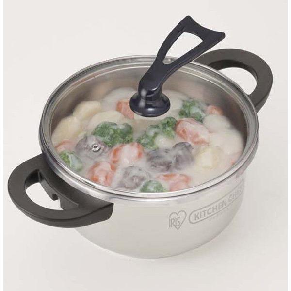 IRIS OHYAMA（アイリスオーヤマ） KITCHEN CHEF かんたん開閉圧力鍋 4L