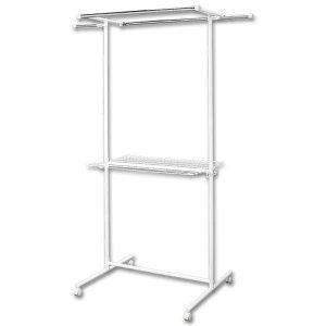 室内物干し 洗濯物干し ハイタイプ 竿 伸縮 ロング丈 キャスター付 部屋干し 物干し 梅雨 室内干し アイリスオーヤマ SLM-820KR * | IRIS OHYAMA