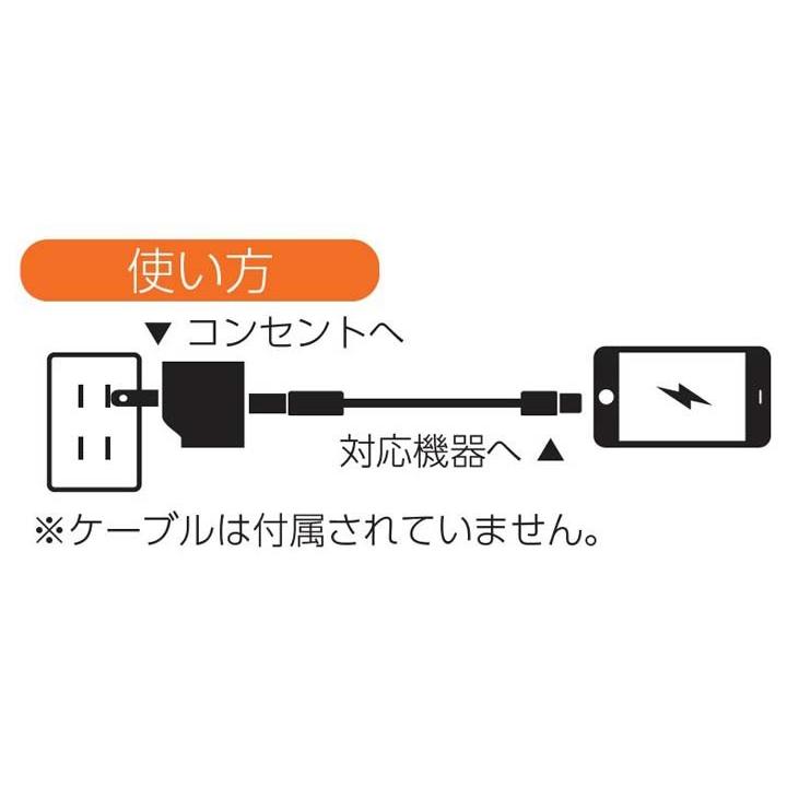 USB充電器 1．0A UC10A1PB アイリスオーヤマ | IRIS OHYAMA | 02