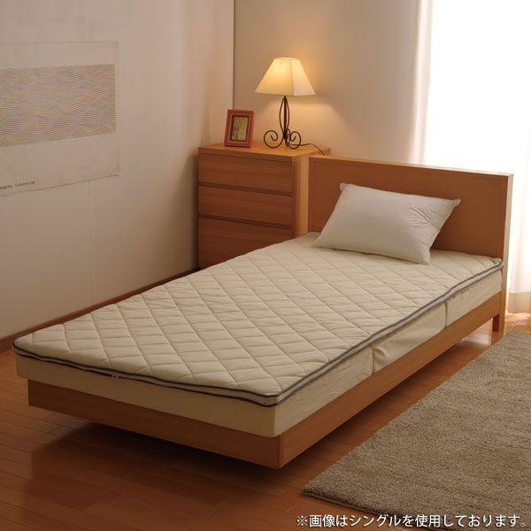 エアリー敷パット　セミダブル IRIS OHYAMA（アイリスオーヤマ） 敷きパッド セミダブル ベッドパッド