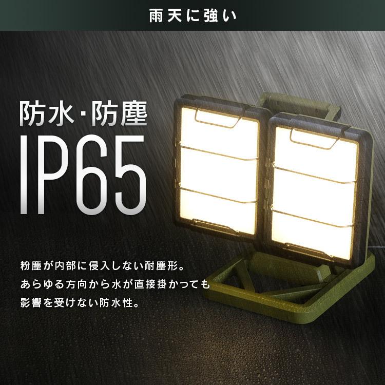 ベースライト LED LEDライト 投光器 作業灯 ワークライト LED照明 ＡＣ式 アイリスオーヤマ 3000lm LLT-3000B-WP | IRIS OHYAMA | 09