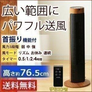 IRIS OHYAMA（アイリスオーヤマ） 扇風機 おしゃれ タワーファン 首