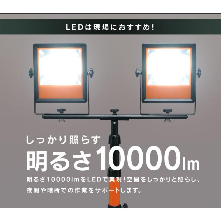 IRIS OHYAMA 投光器 LED 屋外 作業灯 防水 スタンド スタンド IRIS OHYAMA 投光器 LED 屋外 作業灯 防水 スタンド スタンド