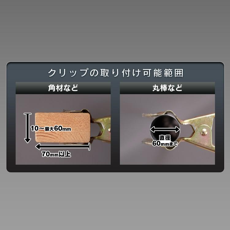 投光器 LED 作業灯 防水 作業 おしゃれ 屋内 業務用 ライト ワークライト 照明 オフィス クリップタイプ 連結 災害 アイリスオーヤマ ILW-85GBC3 | IRIS OHYAMA | 12